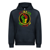 Navy it's the black history for me Urban Hoodie - Zillion Design Studio