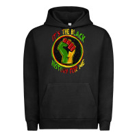 Pigment Black it's the black history for me Urban Hoodie - Zillion Design Studio