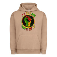Pigment Burro it's the black history for me Urban Hoodie - Zillion Design Studio