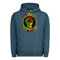 Pigment Midnight Navy it's the black history for me Urban Hoodie - Zillion Design Studio