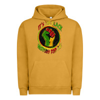 Pigment Peanut Butter it's the black history for me Urban Hoodie - Zillion Design Studio