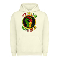 Pigment Pistachio it's the black history for me Urban Hoodie - Zillion Design Studio