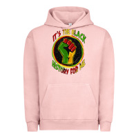 Pigment Salmon it's the black history for me Urban Hoodie - Zillion Design Studio