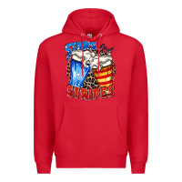 Red stars and stripes beer Premium Hoodie - Zillion Design Studio