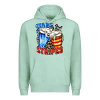 Seafoam stars and stripes beer Premium Hoodie - Zillion Design Studio