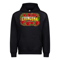 Black chingona Urban Hoodie - Zillion Design Studio