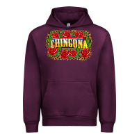 Mauve Wine chingona Urban Hoodie - Zillion Design Studio