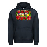 Navy chingona Urban Hoodie - Zillion Design Studio