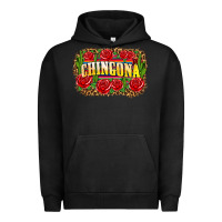 Pigment Black chingona Urban Hoodie - Zillion Design Studio