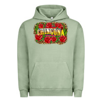 Pigment Oil Green chingona Urban Hoodie - Zillion Design Studio