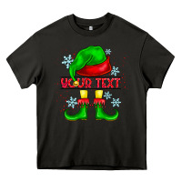 Asphalt Elf Your Text Heavy Core Tee - CowhideDigitalArt
