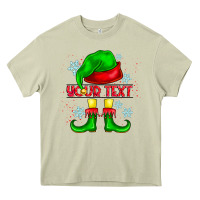 Mossy Elf Your Text Heavy Core Tee - CowhideDigitalArt