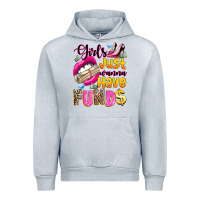 Heather Grey girls just wanna have  funds Urban Hoodie - texasbilliewilder