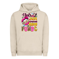 Pigment French Oak girls just wanna have  funds Urban Hoodie - texasbilliewilder
