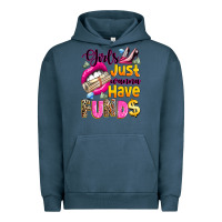 Pigment Midnight Navy girls just wanna have  funds Urban Hoodie - texasbilliewilder