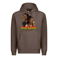 Coffee afro black love matters Premium Hoodie - texasbilliewilder