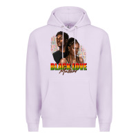 Lilac afro black love matters Premium Hoodie - texasbilliewilder