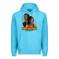 Ocean Blue afro black love matters Premium Hoodie - texasbilliewilder