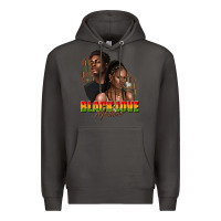 Smoke afro black love matters Premium Hoodie - texasbilliewilder