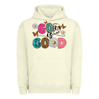 Pigment Pistachio god is good Urban Hoodie - texasbilliewilder