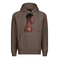 Coffee afro black man Premium Hoodie - texasbilliewilder