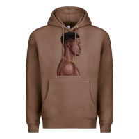 Chestnut afro black man Premium Hoodie - texasbilliewilder