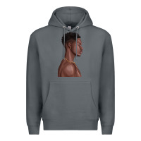 Rock afro black man Premium Hoodie - texasbilliewilder