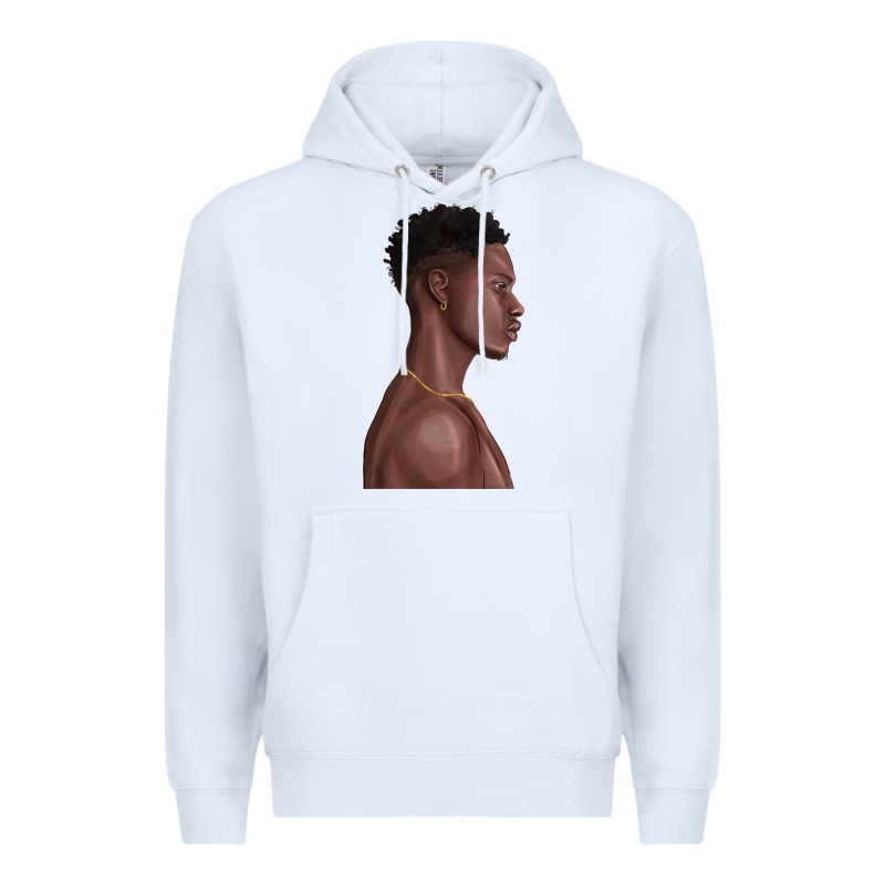 Afro Black Man Premium Hoodie by texasbilliewilder | Teevron