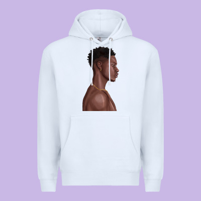 Afro Black Man Premium Hoodie Designed By Texasbilliewilder