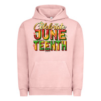 Pigment Salmon celebrate juneteenth Urban Hoodie - Zillion Design Studio