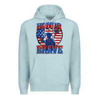 Blue Mist honor the brave Premium Hoodie - Zillion Design Studio
