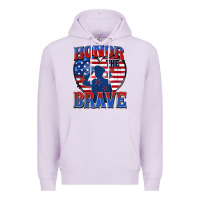 Lilac honor the brave Premium Hoodie - Zillion Design Studio