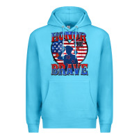 Ocean Blue honor the brave Premium Hoodie - Zillion Design Studio