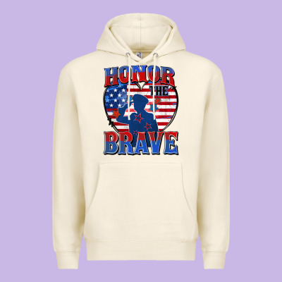 Honor The Brave Premium Hoodie Designed By Zillion Design Studio
