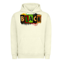 Pigment Pistachio black Urban Hoodie - Zillion Design Studio