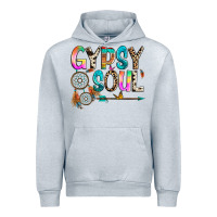 Heather Grey gypsy soul Urban Hoodie - texasbilliewilder