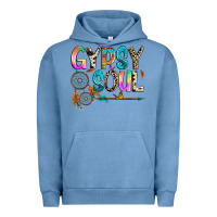 Pigment Pebble Blue gypsy soul Urban Hoodie - texasbilliewilder