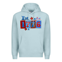 Blue Mist est 1776 Premium Hoodie - Zillion Design Studio