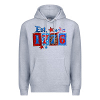 Heather Grey est 1776 Premium Hoodie - Zillion Design Studio