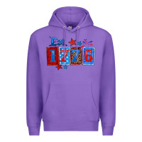 Purple est 1776 Premium Hoodie - Zillion Design Studio