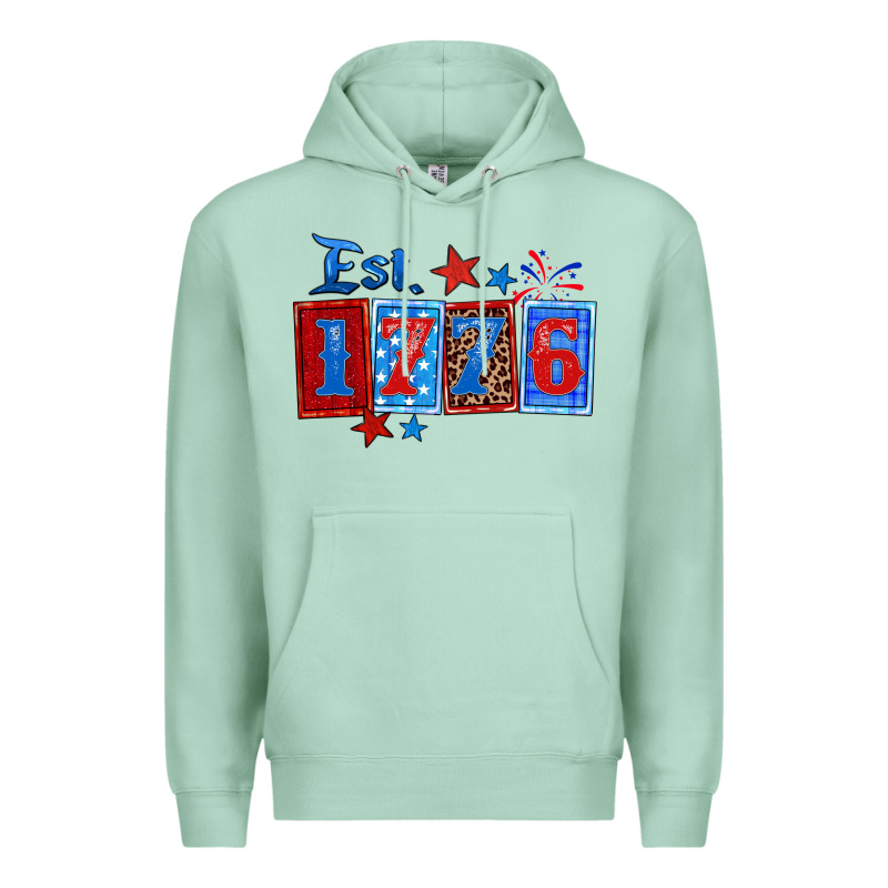 Est 1776 Premium Hoodie by Zillion Design Studio | Teevron