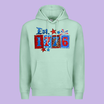 Est 1776 Premium Hoodie Designed By Zillion Design Studio