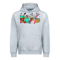 Heather Grey hair hustler coffee cups Urban Hoodie - texasbilliewilder