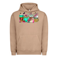 Pigment Burro hair hustler coffee cups Urban Hoodie - texasbilliewilder