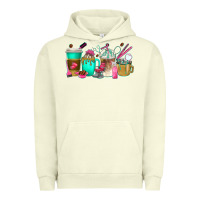 Pigment Pistachio hair hustler coffee cups Urban Hoodie - texasbilliewilder