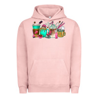 Pigment Salmon hair hustler coffee cups Urban Hoodie - texasbilliewilder