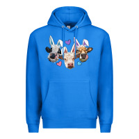 True Royal Easter Cows With Bunny Ears Premium Hoodie - RanaPortraitStore
