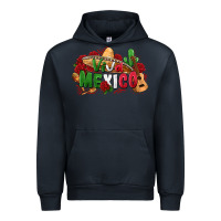 Navy viva mexico Urban Hoodie - Zillion Design Studio