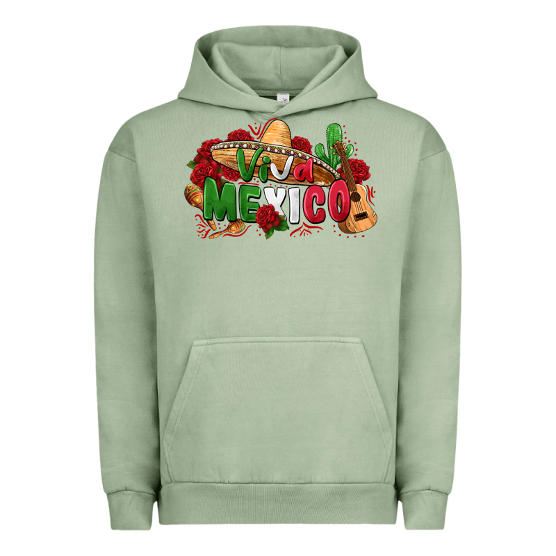 Viva Mexico Urban Hoodie by Zillion Design Studio | Teevron
