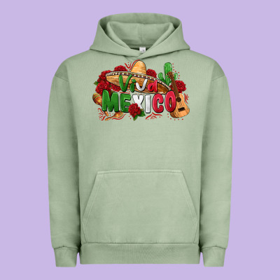 Viva Mexico Urban Hoodie Designed By Zillion Design Studio